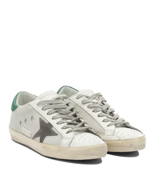 Golden Goose Deluxe Brand Gray "Super-Star" Sneakers for men