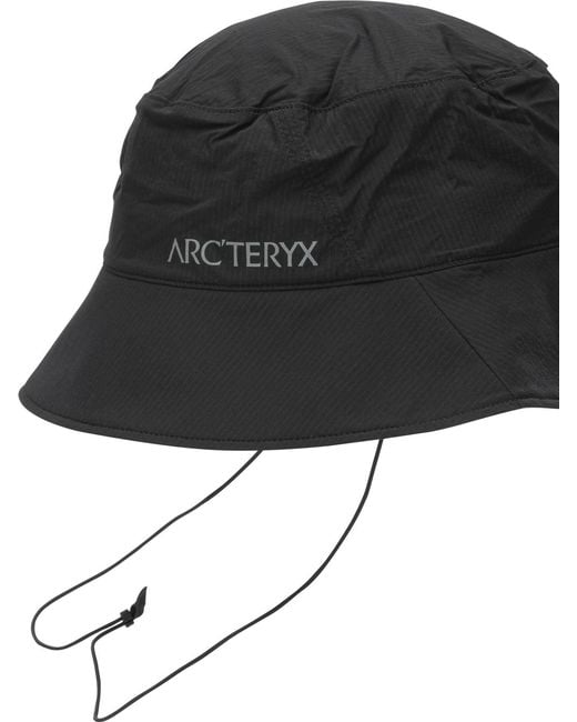 Arc'teryx Black Sinsolo Bucket Hat for men