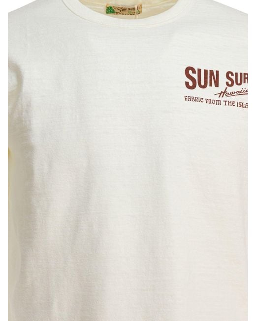 Sun Surf White Mccully Chop Sui T-shirts Beige for men