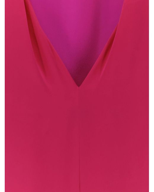 Dries Van Noten Pink Diria Silk Dress