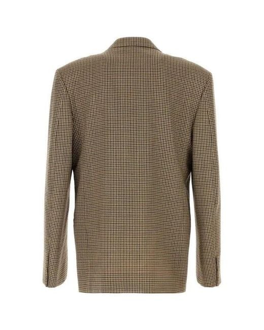 Gucci Green Wool Single-Breasted Blazer Jacket for men