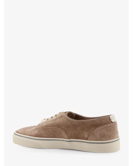 Brunello Cucinelli Brown Suede Sneakers for men