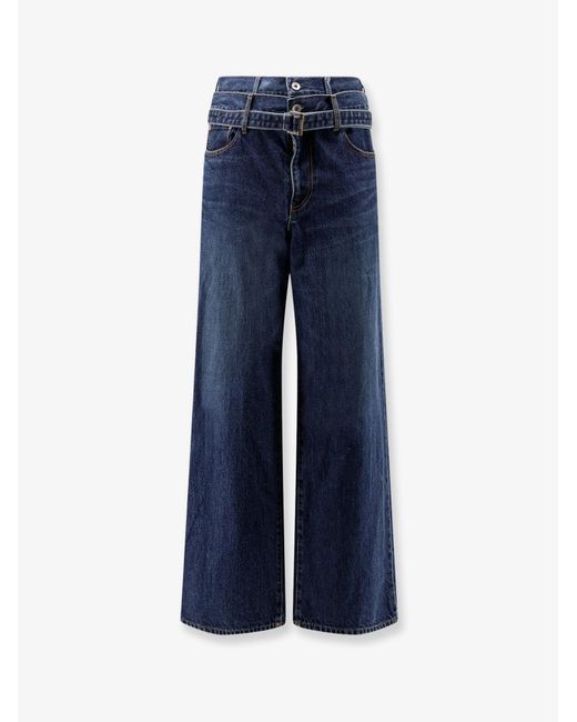 Sacai Blue Denim Jeans for men