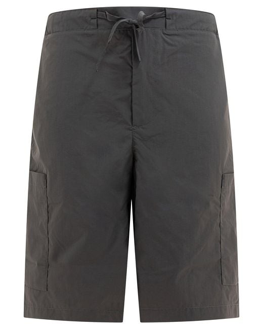 GR10K Gray Short With Drawstring Waist Shorts for men