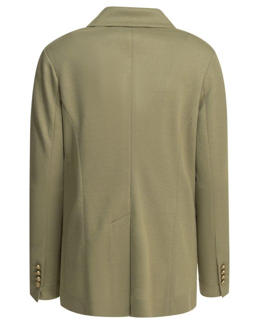 Circolo 1901 Green Cotton Linen Jacket
