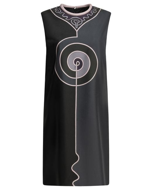 Emilio Pucci Black "Astro" Short Dress