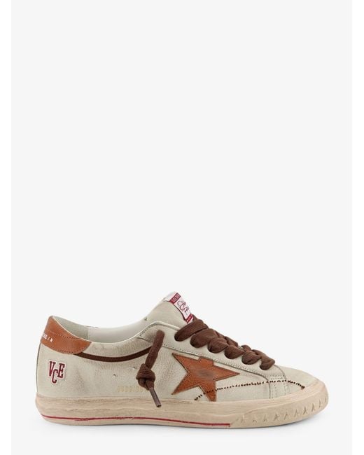 Golden Goose Deluxe Brand Multicolor Deluxe Brand Super Star Leather Sneakers With Logo On The Side for men