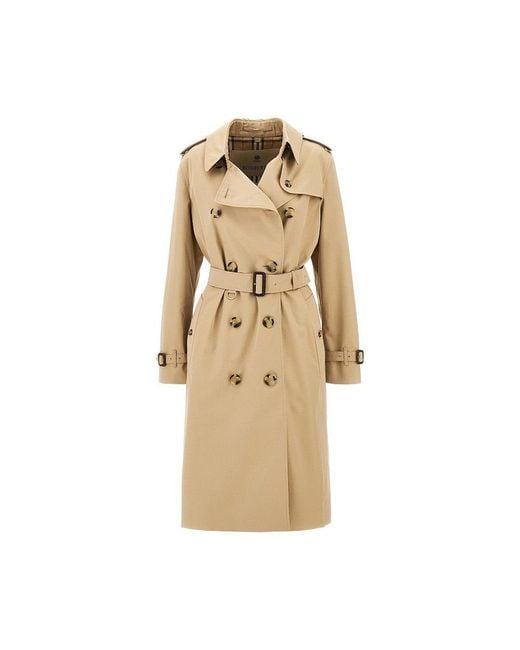Burberry Natural Long 'Kensington' Trench Coat