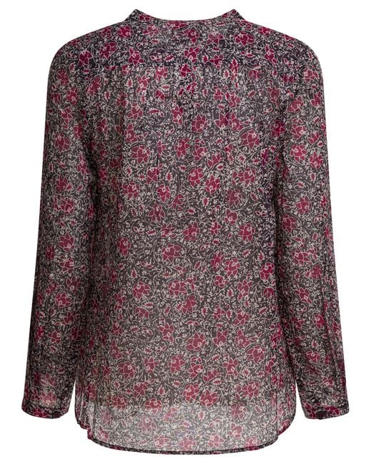 Isabel Marant Purple "Maria" Blouse