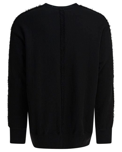 Comme des Garçons Black Cotton Crewneck Sweatshirt Sweatshirts for men