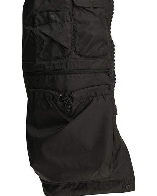 DAIWA PIER 39 Black "Windstopper Flight Parka" Windbreaker Jacket