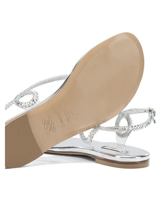 Casadei White Sandals