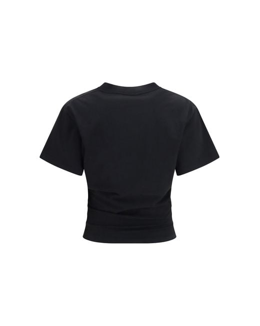 Balenciaga Blue Cropped T-Shirt Vintage Holiday