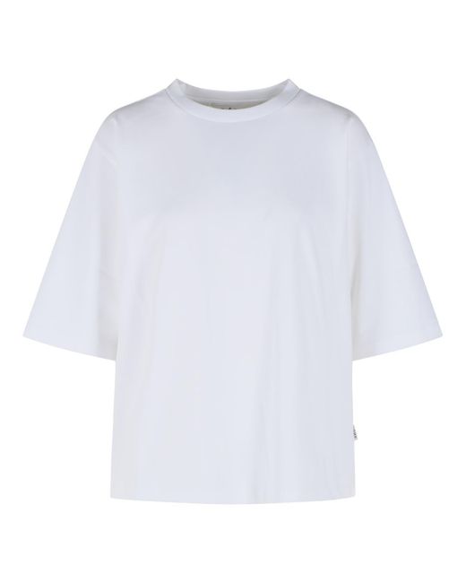 Rohe White Cotton Polo Shirt