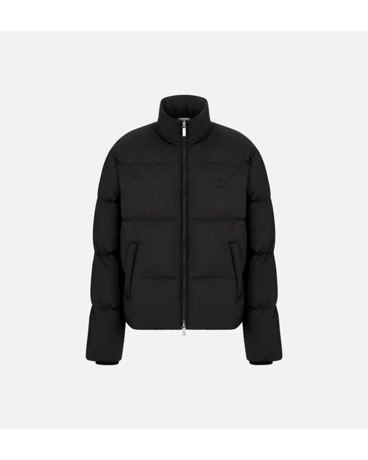 Dior Black Icon" Quilted And Hoode Down Jacket for men