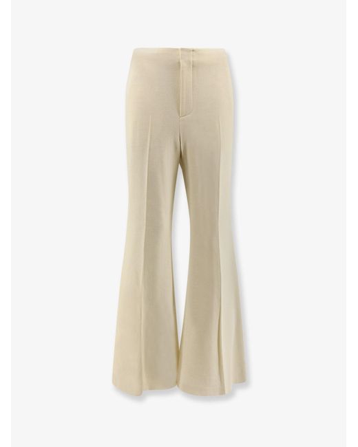 R2W Natural Vonnie Wool Trousers