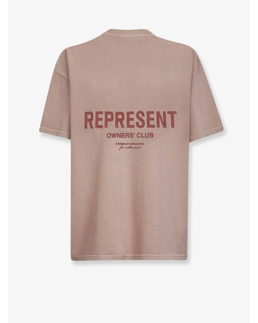 Represent Pink T-Shirts And Polos Cotone for men