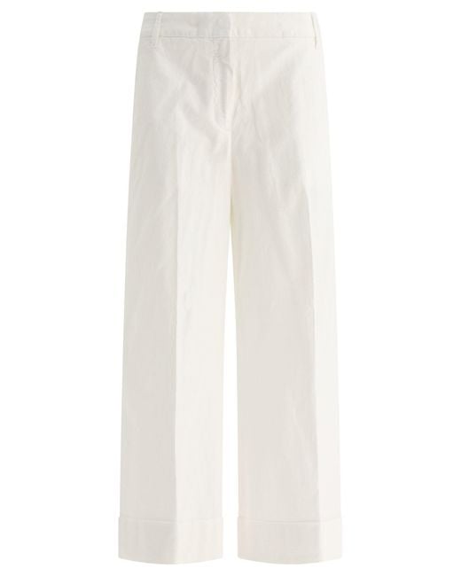 Jacob Cohen White Selena Trousers