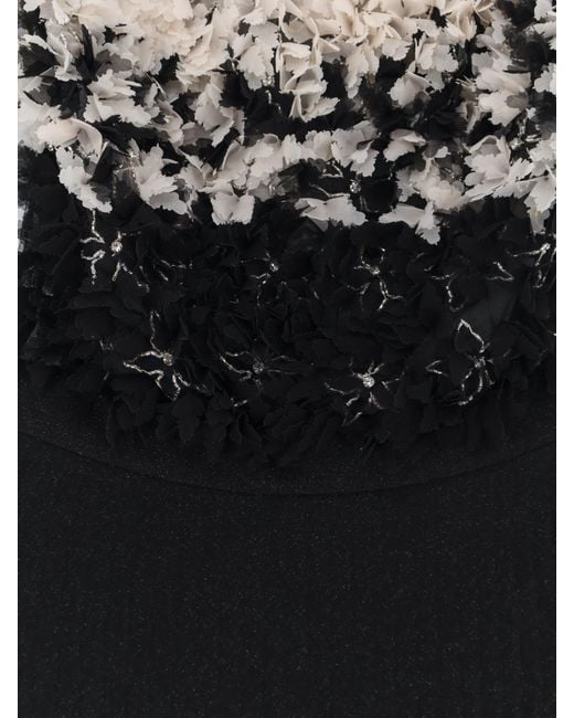 Elisabetta Franchi Black Evening Gown