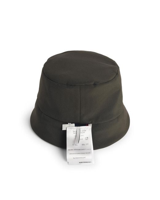 Moncler Green 'Bucket' Reversible Nylon Hat