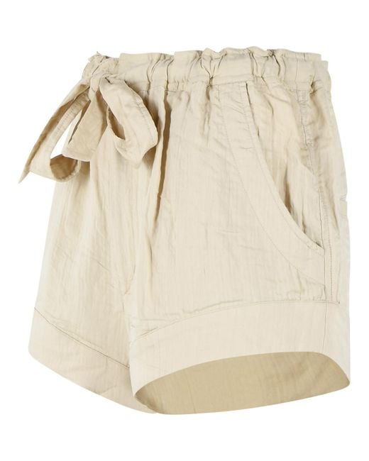 Isabel Marant Natural 'Birva' Shorts