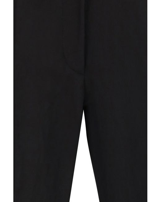 Max Mara Black Panelled Pants Viscose