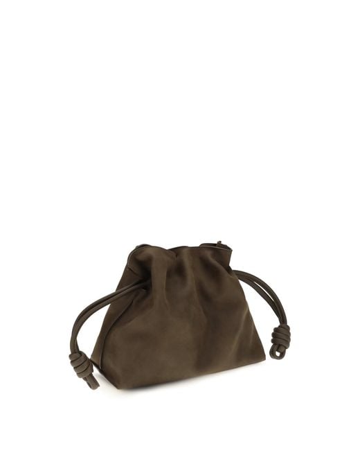 Loewe Brown Medium Flamenco Clutch