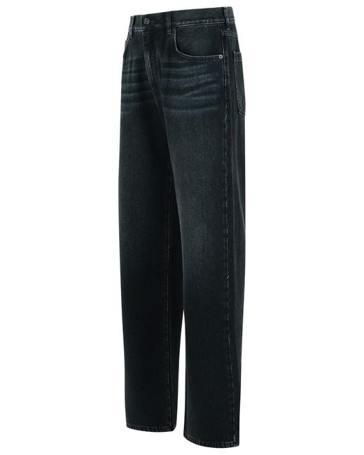Balmain Blue Cotton Jeans for men
