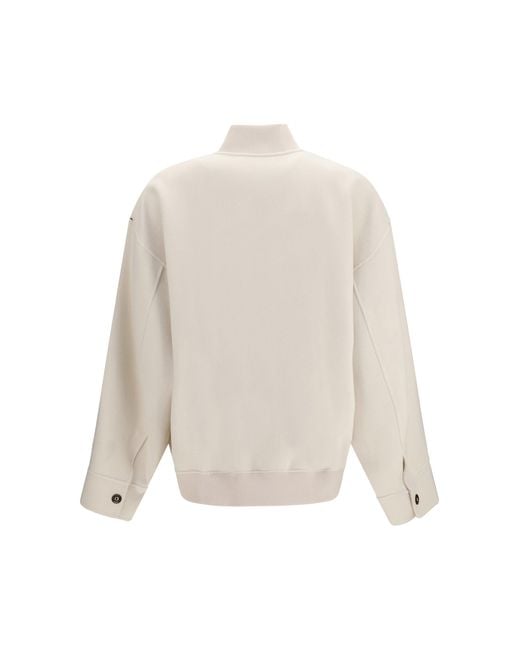 Max Mara White Ondata Virgin Wool Jacket Panna