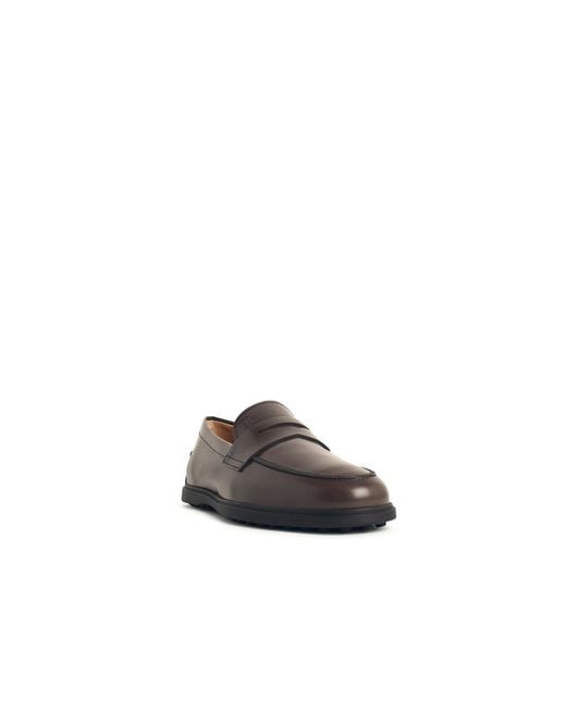 Tod's White Leather Loafers for men