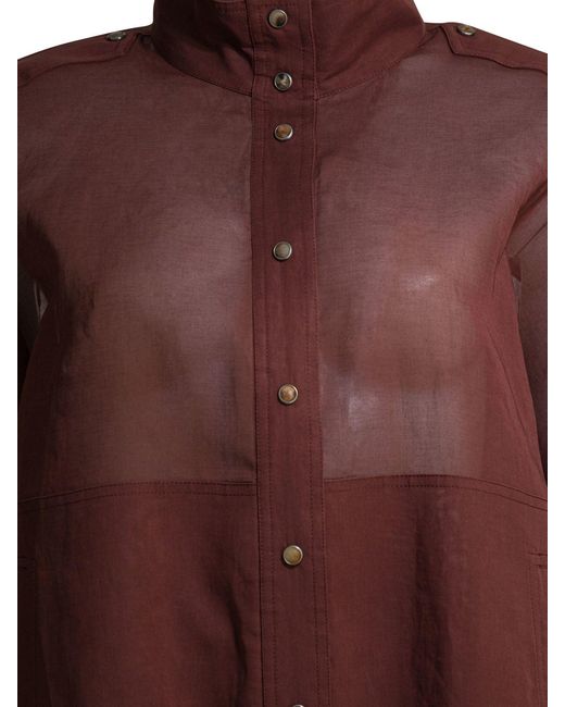 Brunello Cucinelli Brown Light Cotton Jacket
