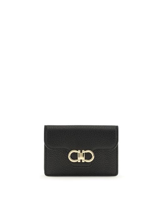 Ferragamo White Gancini Keyring