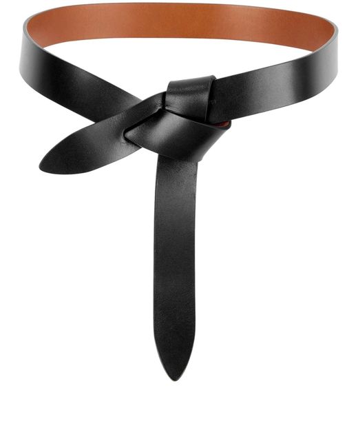 Isabel Marant Black "lecce" Reversible Knotted Belt