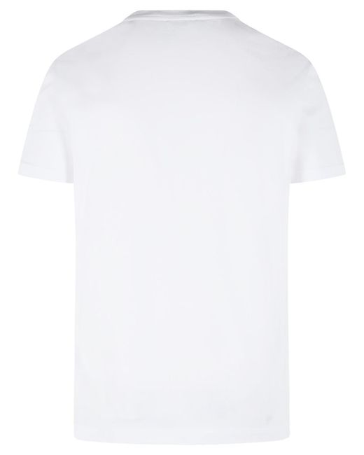 Dolce & Gabbana White Cotton T-Shirt for men