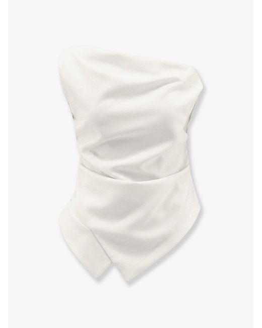 Rohe White Viscose Blend Top