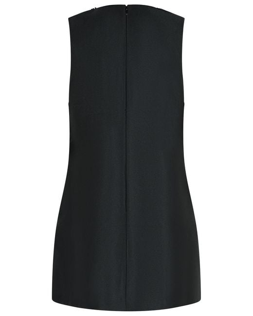 Self-Portrait Black Self Portrait Polyester Dress
