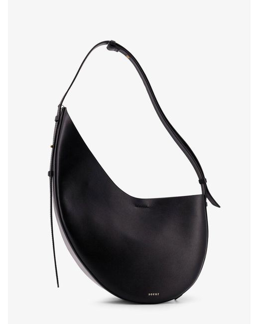 Soeur Black Winona Leather Shoulder Bag