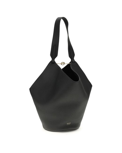 Khaite Black Lotus Small Shoulder Bag