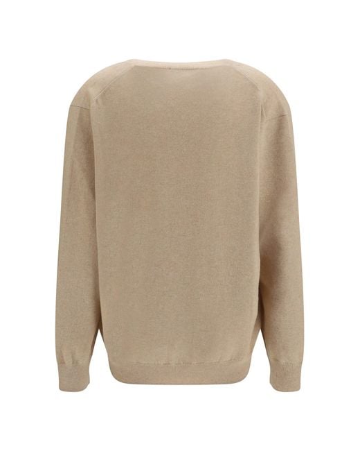 Malo Natural Cashmere V-Neck Sweater