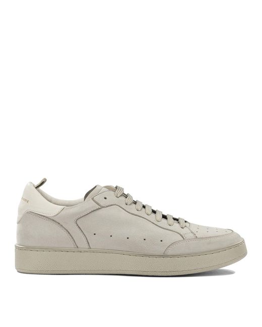 Officine Creative White The Answer Low-Top Sneakers for men