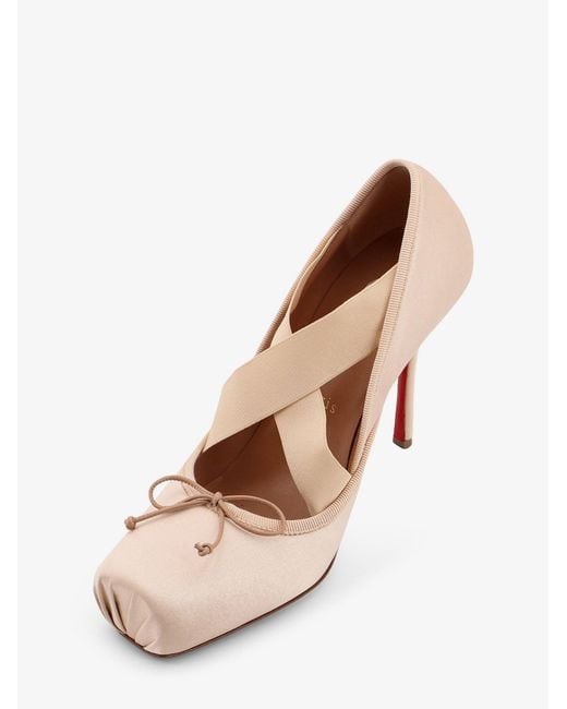 Christian Louboutin Pink Cassia Nodo Satin Pumps