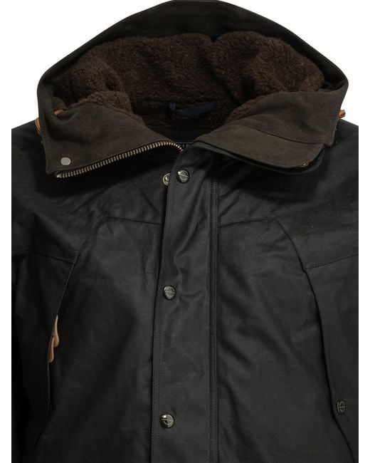 Manifattura Ceccarelli Black "Mountain" Parka for men