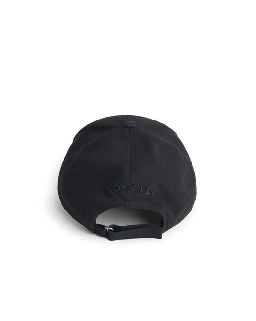 Moncler Blue Cotton Cap for men