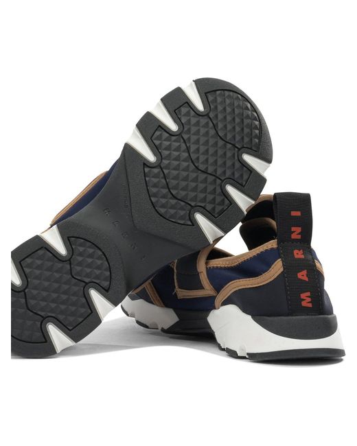 Marni Blue Mary Jane Sneaker