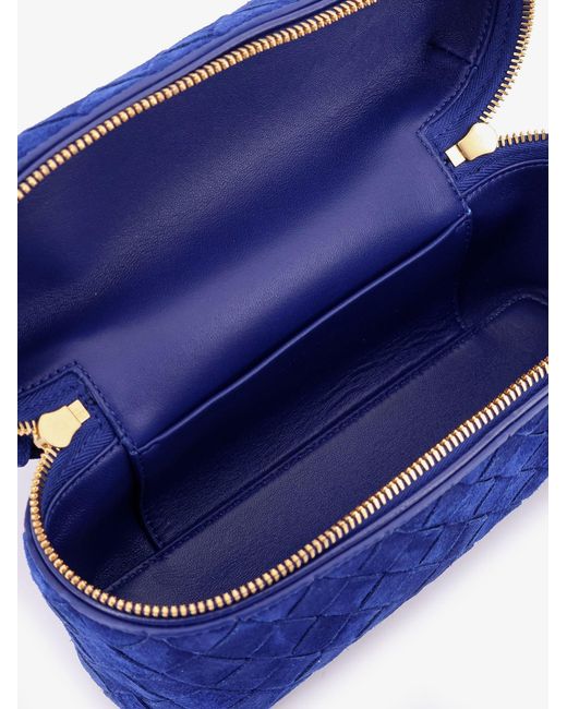 Bottega Veneta Blue Bang Bang Suedevanity Case