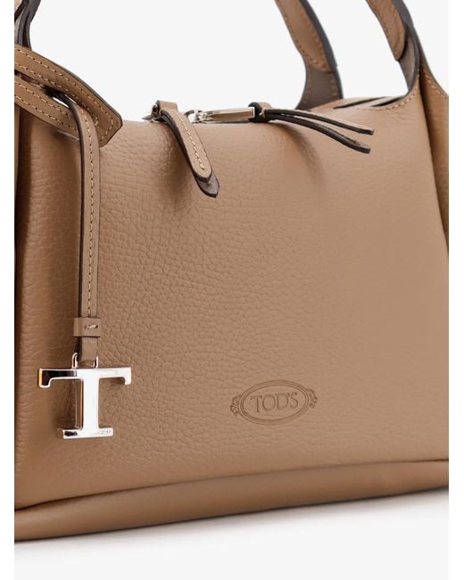 Tod's Brown Apa Leather Crossbody Bag