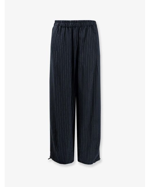 Frankie Shop Blue Oakdale Recycled Material Trousers