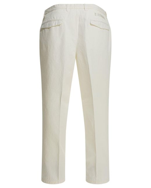 Briglia 1949 White Trousers for men