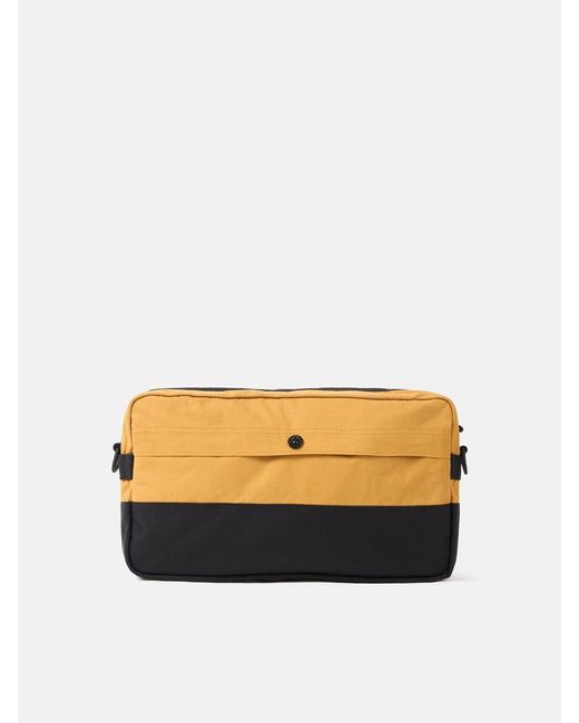 Stone Island Orange Pocket Crossbody Bag for men