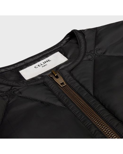 Céline Black Quilted Light Jacket